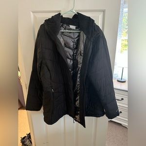 Columbia puffer jacket black women’s size 3x